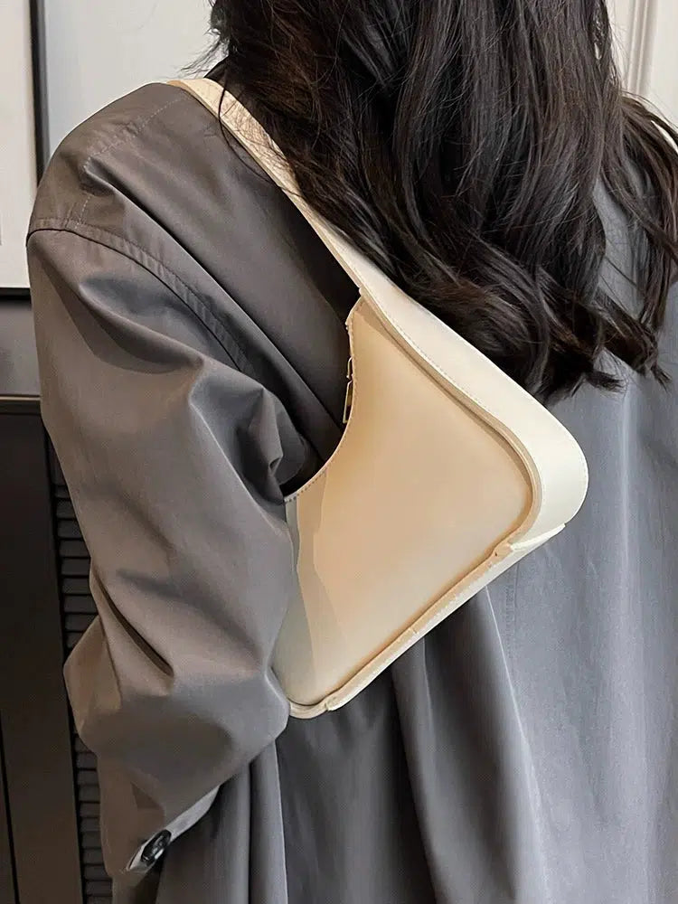 Unique Strap Curved Shoulder Bag