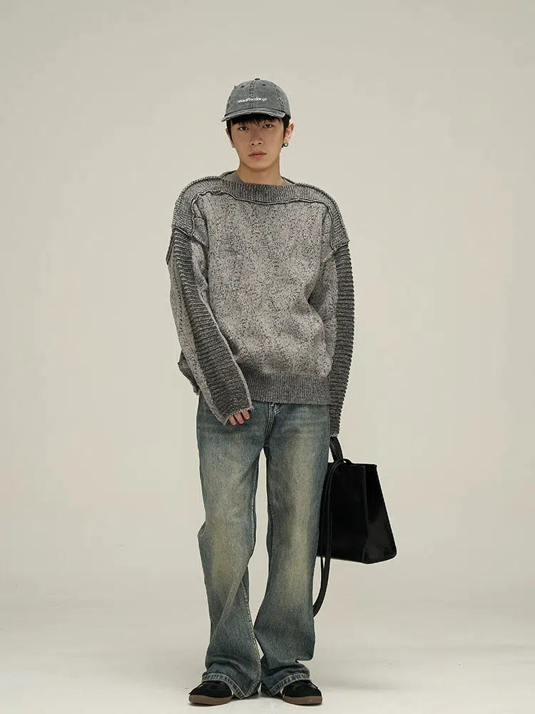 Unisex Regular Fit High Waist Jeans