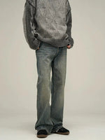 Unisex Regular Fit High Waist Jeans