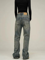 Unisex Regular Fit High Waist Jeans