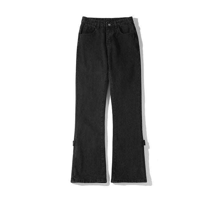 Unisex Retro Slim Fit Zipper Jeans
