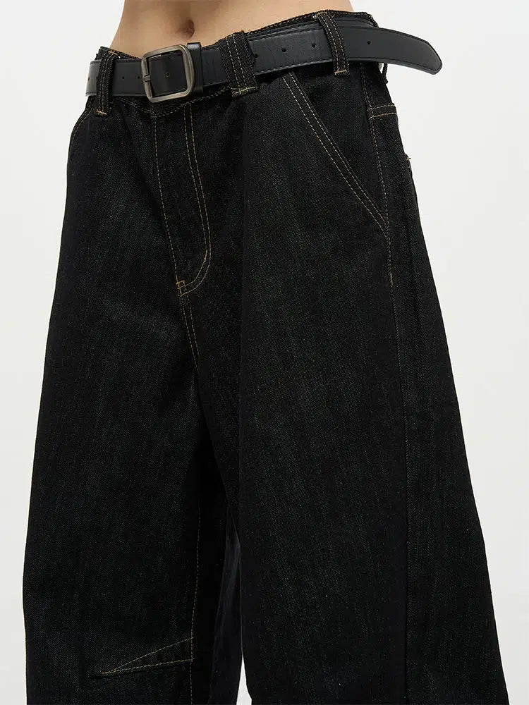 Unisex Wide-leg Jeans