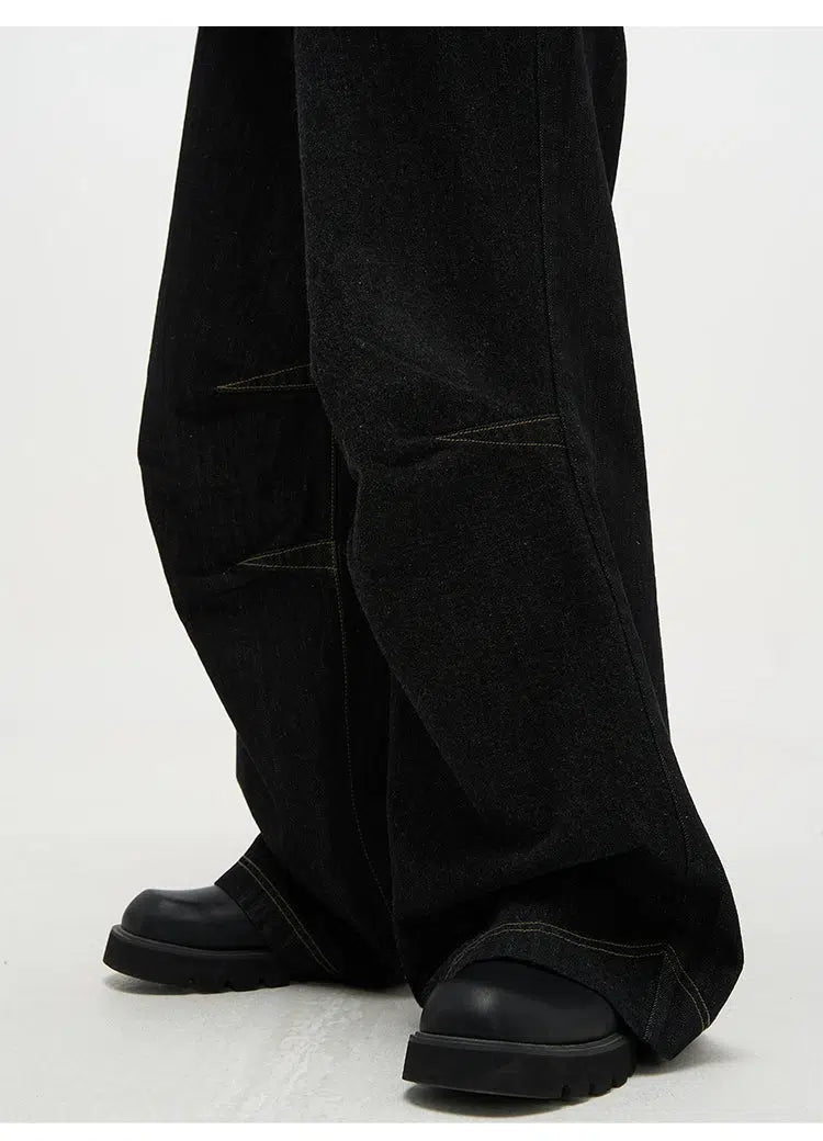 Unisex Wide-leg Jeans