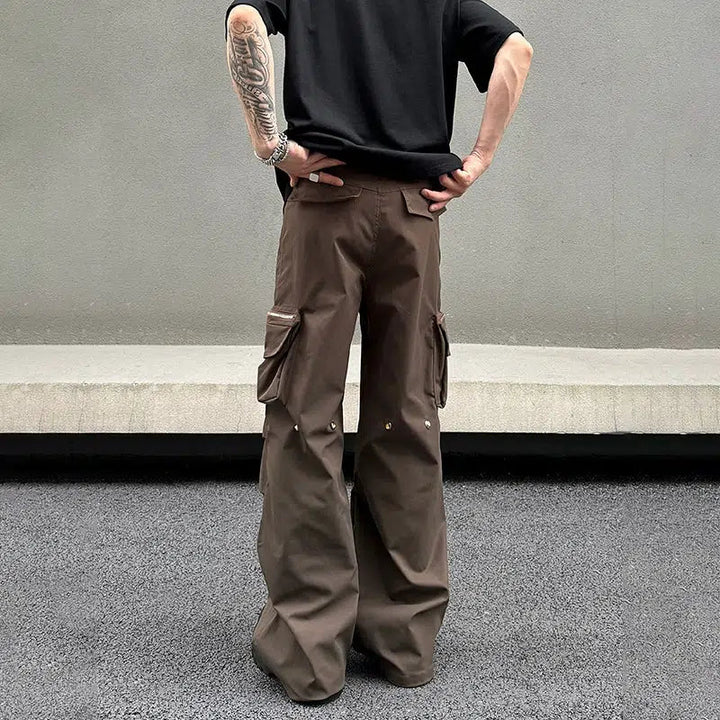 Utility Style Multi-Pocket Cargo Pants