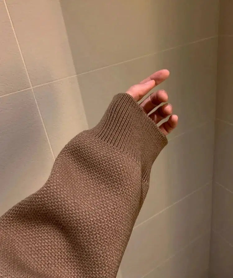 V-Neck Argyle Knitted Cardigan