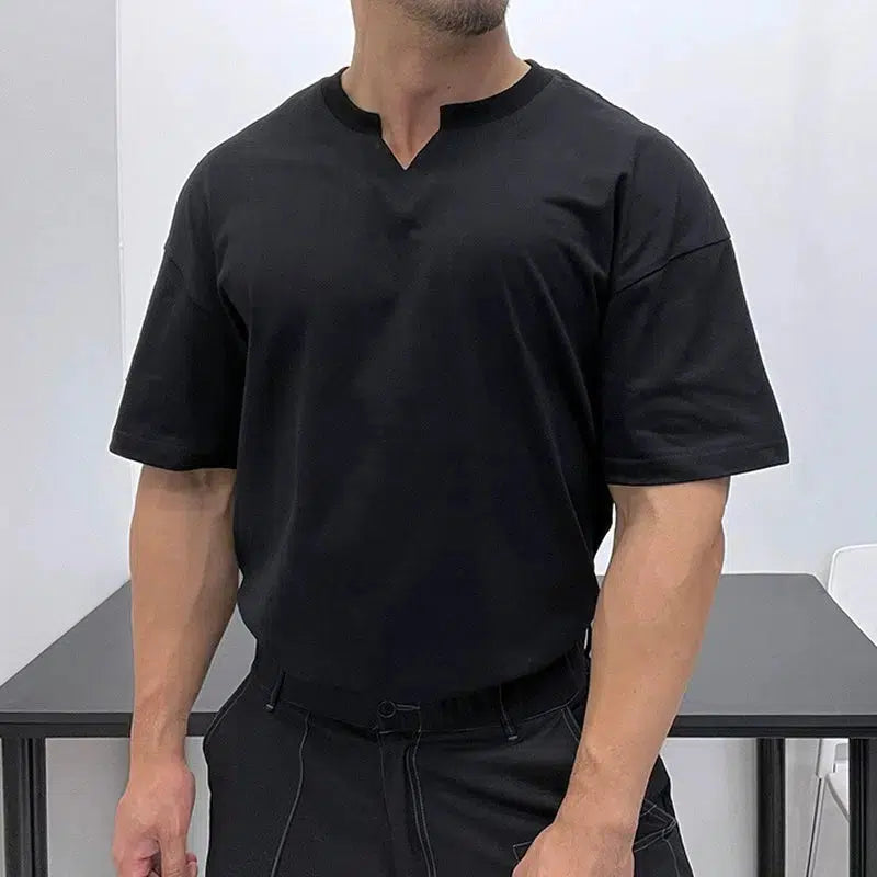 V-Neck Casual T-shirt