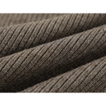 V-Neck Ribbed Knit Sweater