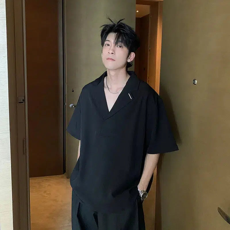 V-Neck Short Sleeve Shirt