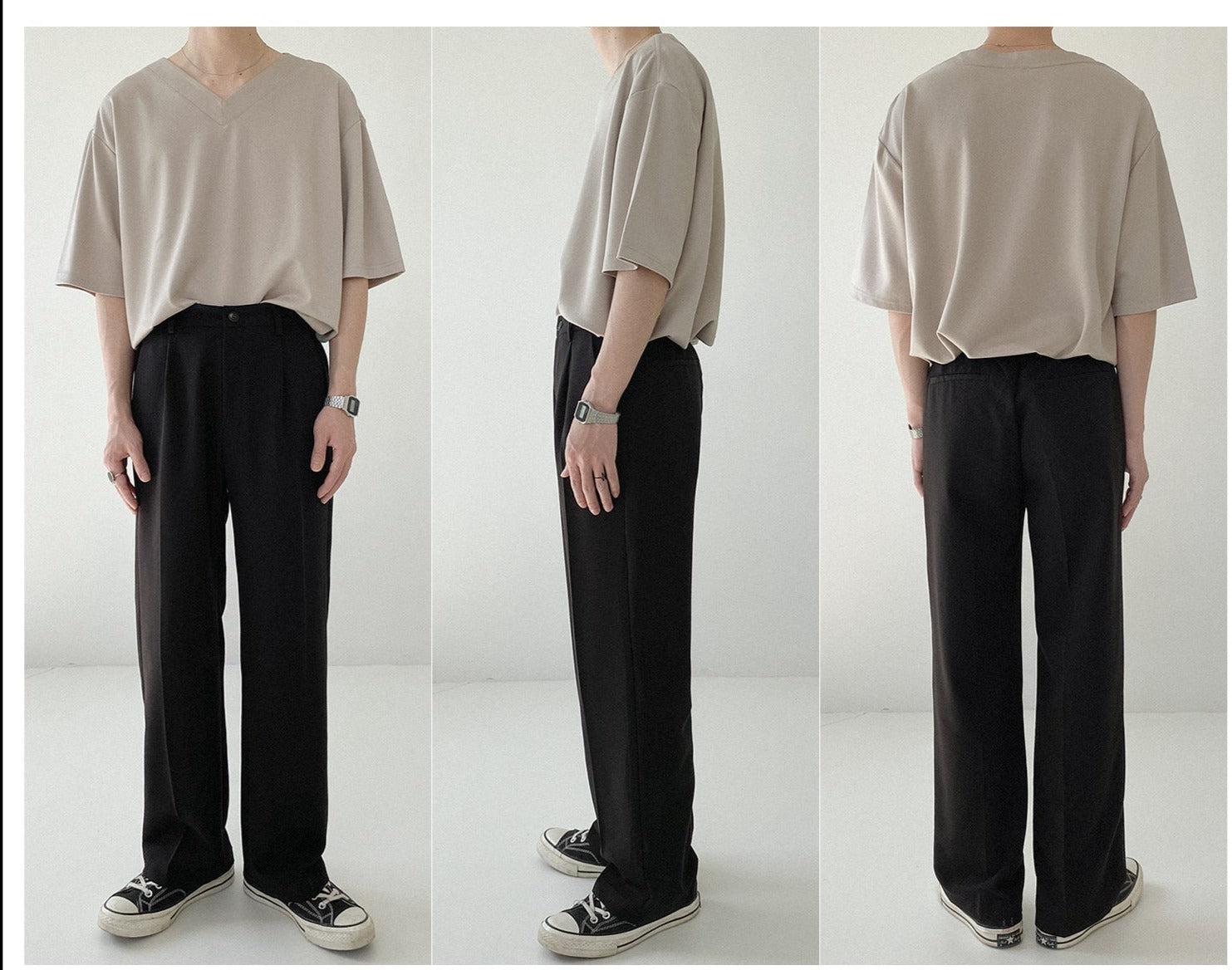 V-neck Casual T-shirt