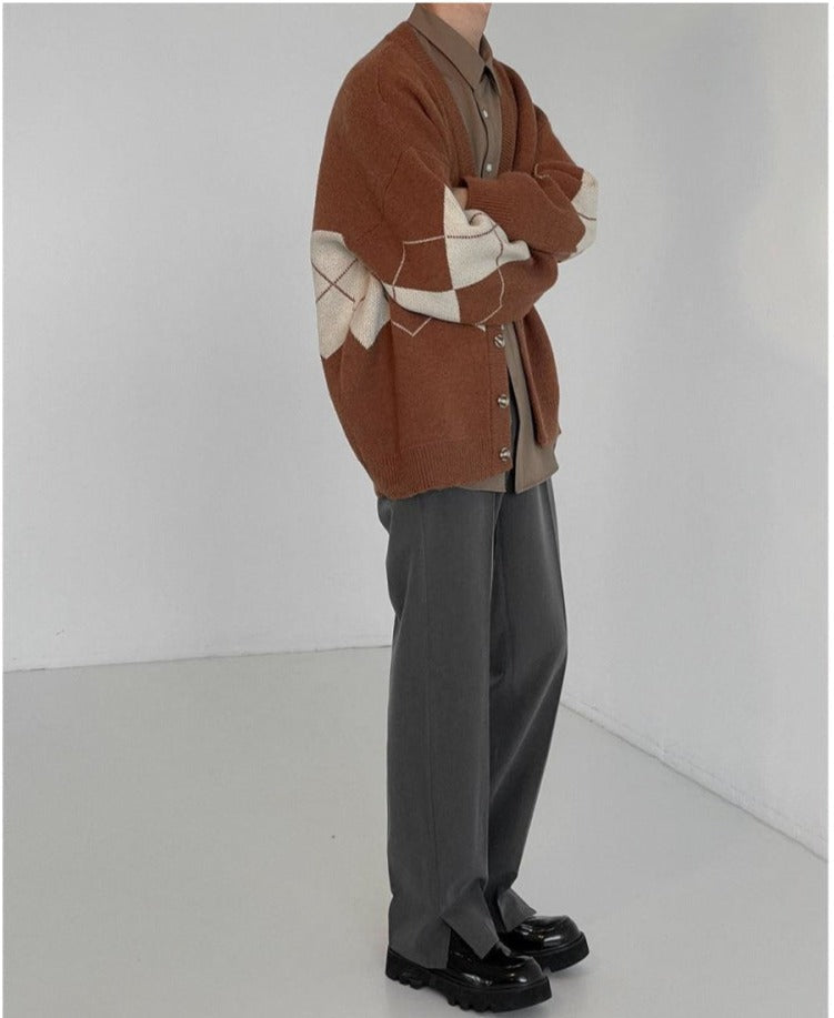V-neck Thickened Knitted Cardigan Jacket