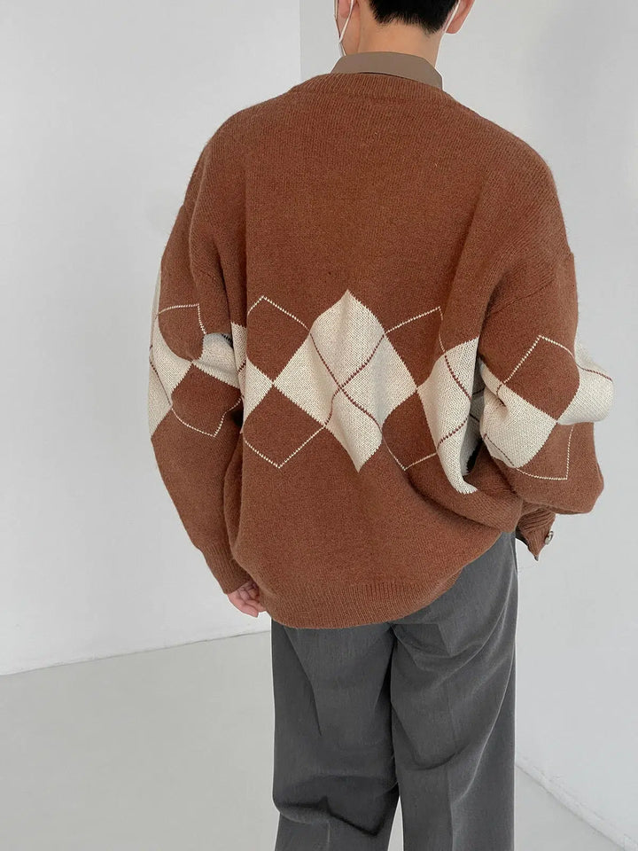 V-neck Thickened Knitted Cardigan Jacket