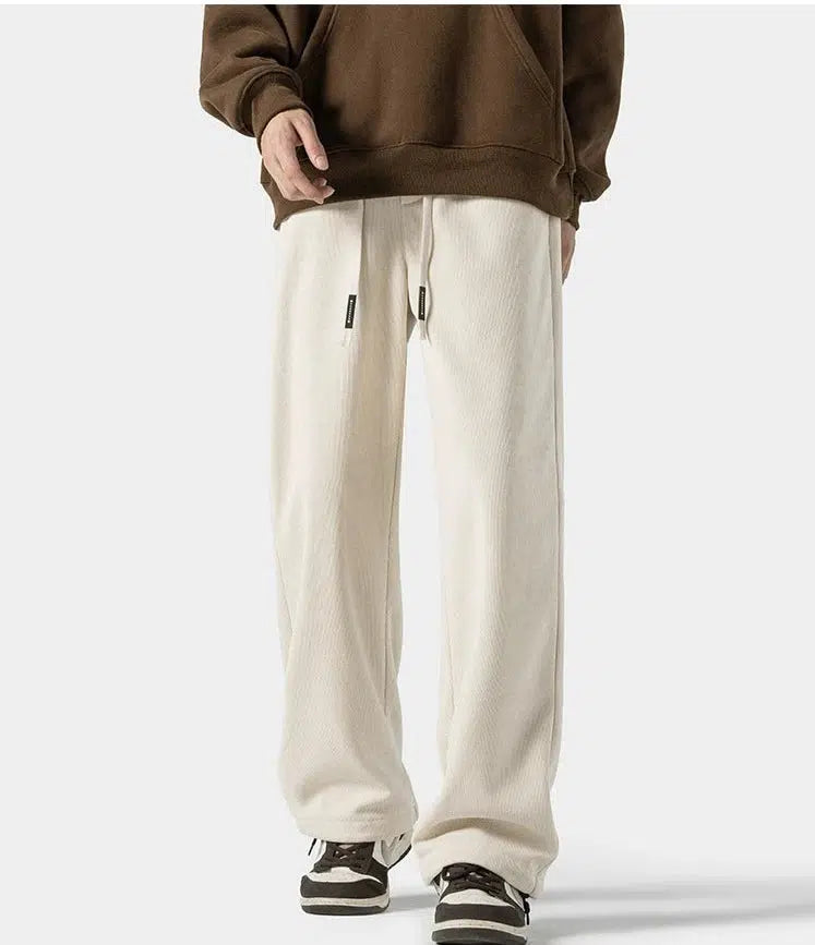 Velvet Drawstring Sweatpants