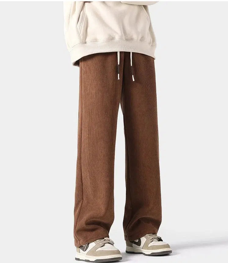 Velvet Drawstring Sweatpants