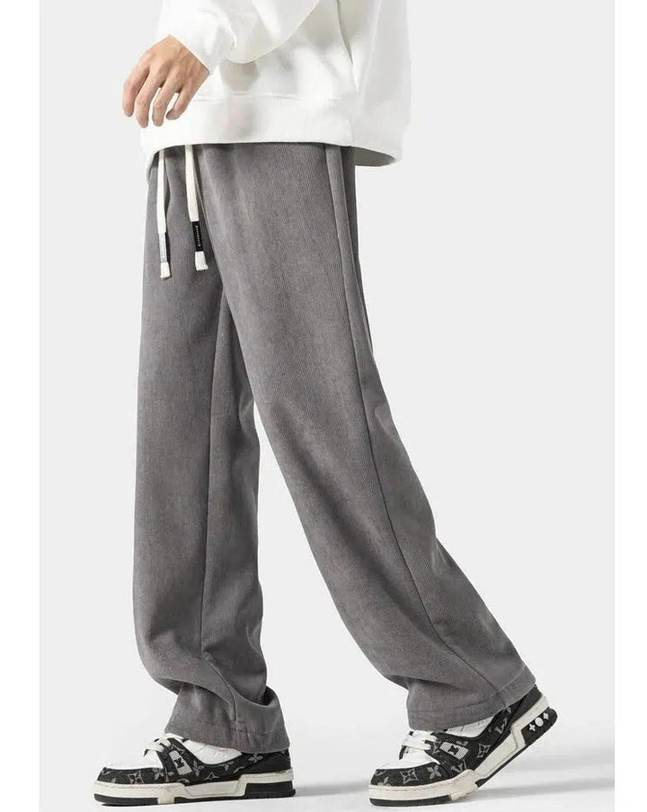 Velvet Drawstring Sweatpants