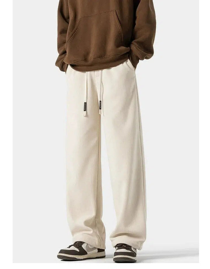 Velvet Drawstring Sweatpants