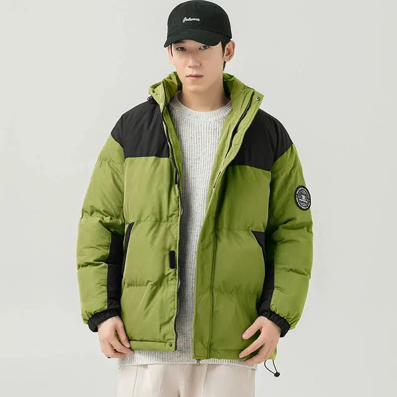 Velvet Hooded Cotton Jacket