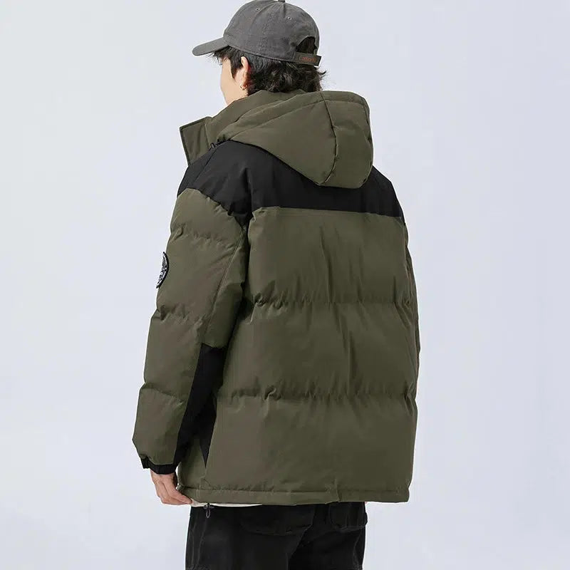 Velvet Hooded Cotton Jacket