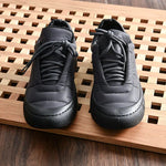 Velvet Lace-up Non-slip Shoes