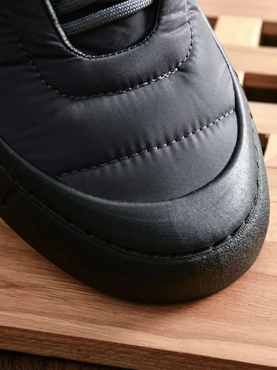 Velvet Lace-up Non-slip Shoes