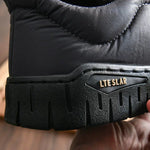 Velvet Lace-up Non-slip Shoes