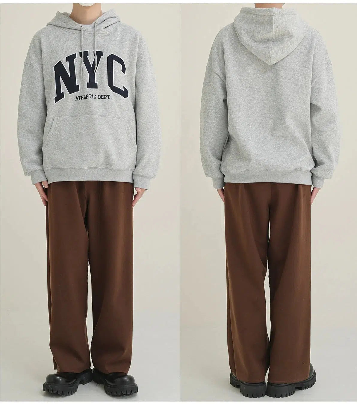 Velvet Printed Hooded Sweatshirt