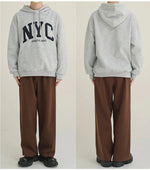 Velvet Printed Hooded Sweatshirt