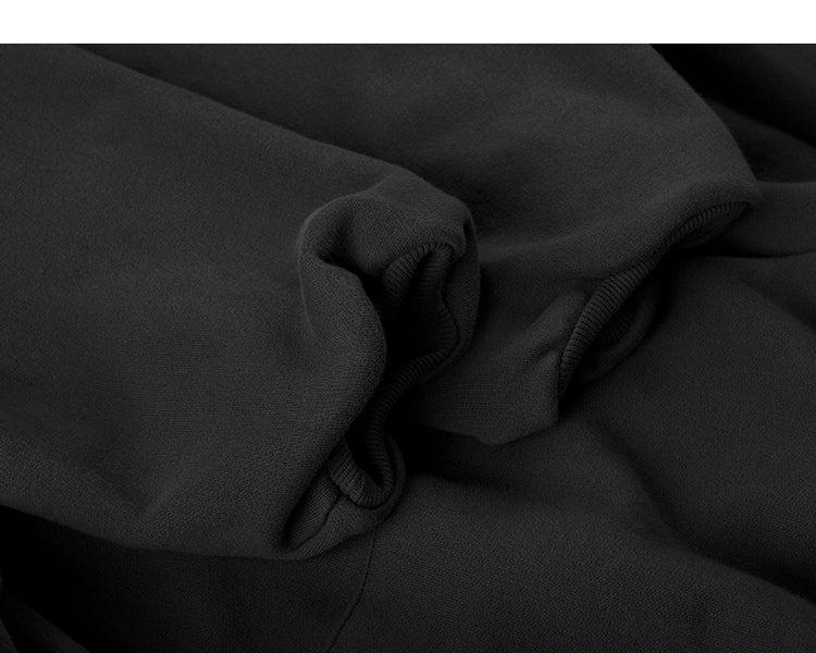 Velvet Solid Color Long Sleeve Hoodie