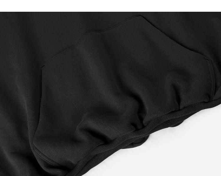 Velvet Solid Color Long Sleeve Hoodie