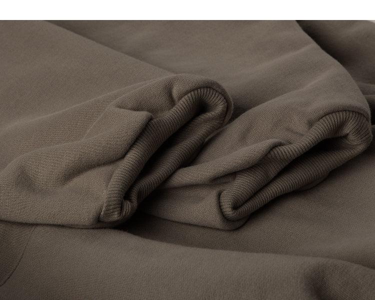 Velvet Solid Color Long Sleeve Hoodie