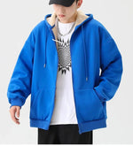 Velvet Thickened Hooded Jacket