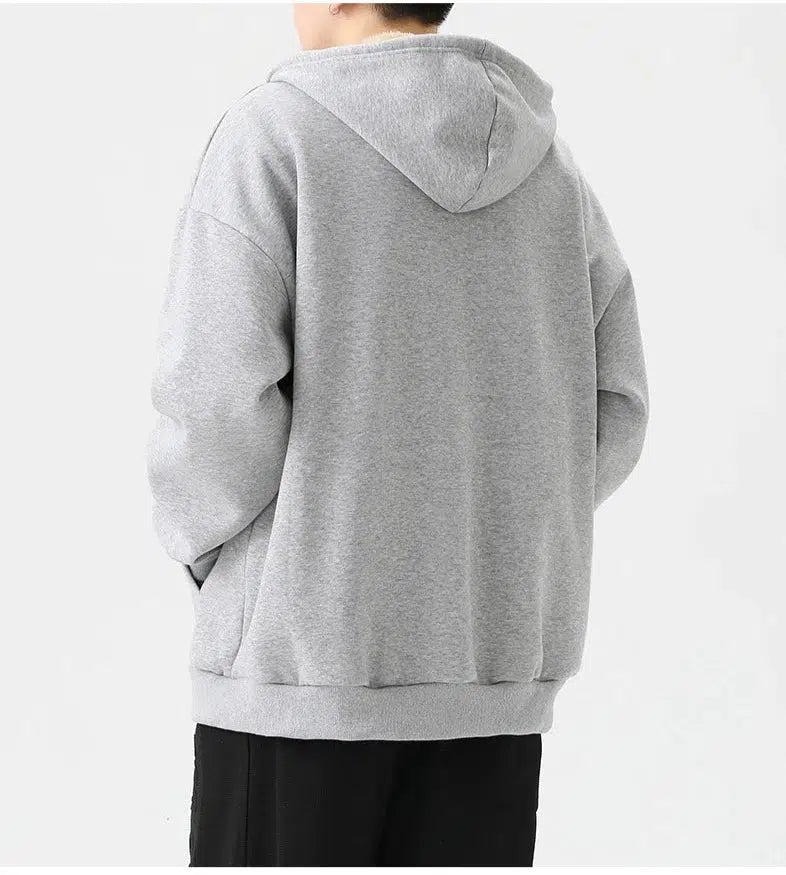 Velvet Thickened Hooded Jacket
