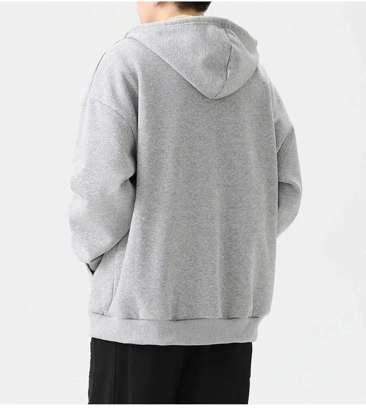 Velvet Thickened Hooded Jacket