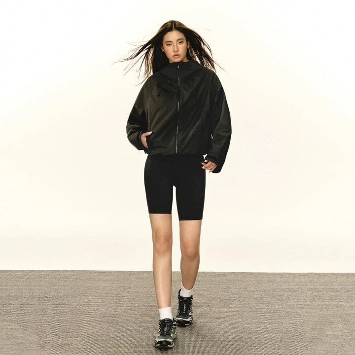 Versatile All-Weather Hooded Coat with Advanced Weatherproof Features