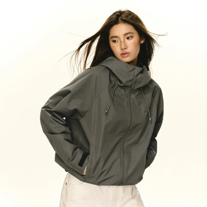 Versatile All-Weather Hooded Coat with Advanced Weatherproof Features