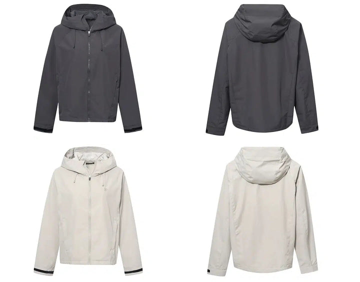 Versatile All-Weather Hooded Coat with Advanced Weatherproof Features