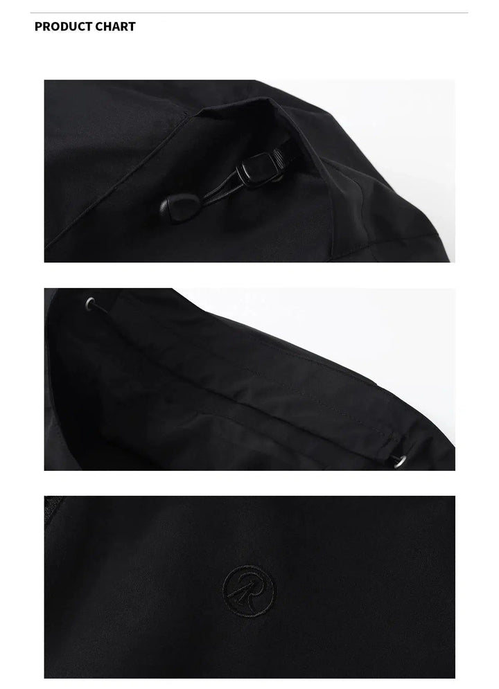 Versatile All-Weather Hooded Coat with Advanced Weatherproof Features