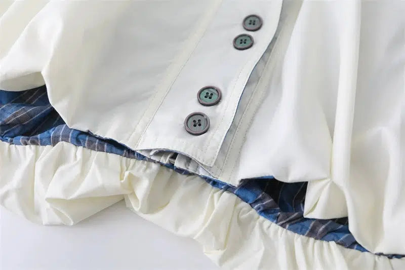 Versatile Check Lined Coat