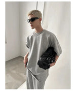 Versatile Mopping Solid Color Track Suit