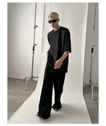 Versatile Mopping Solid Color Track Suit