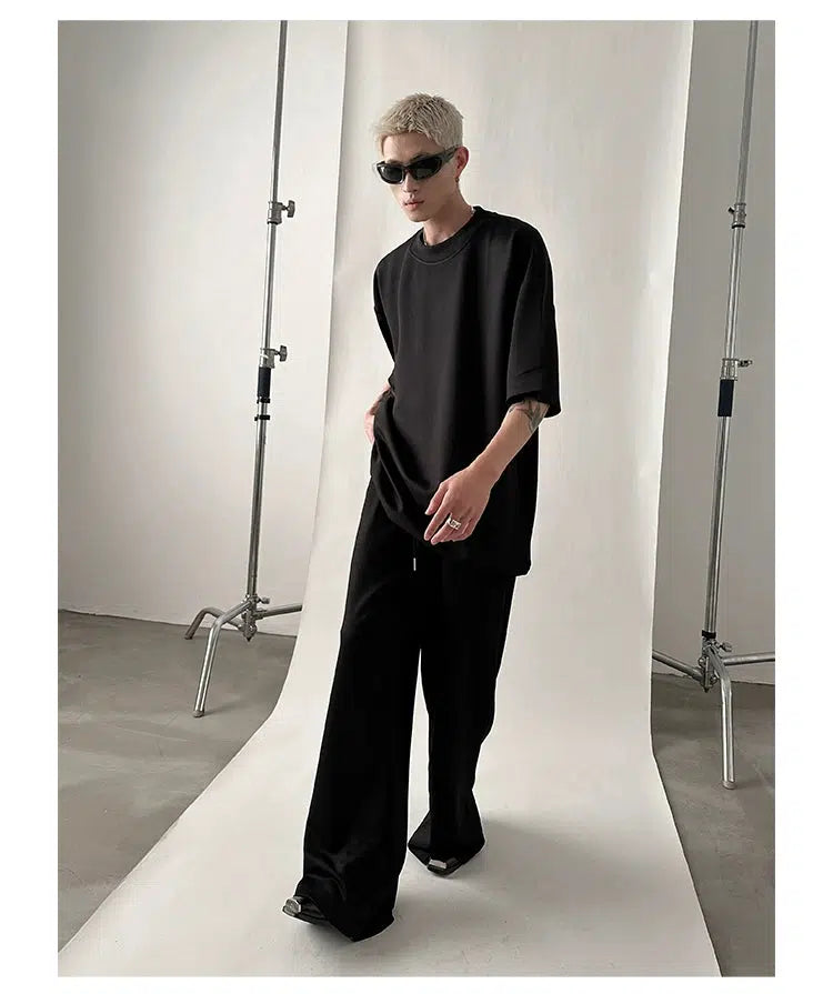 Versatile Mopping Solid Color Track Suit