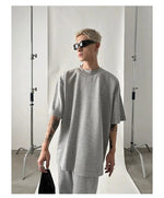 Versatile Mopping Solid Color Track Suit