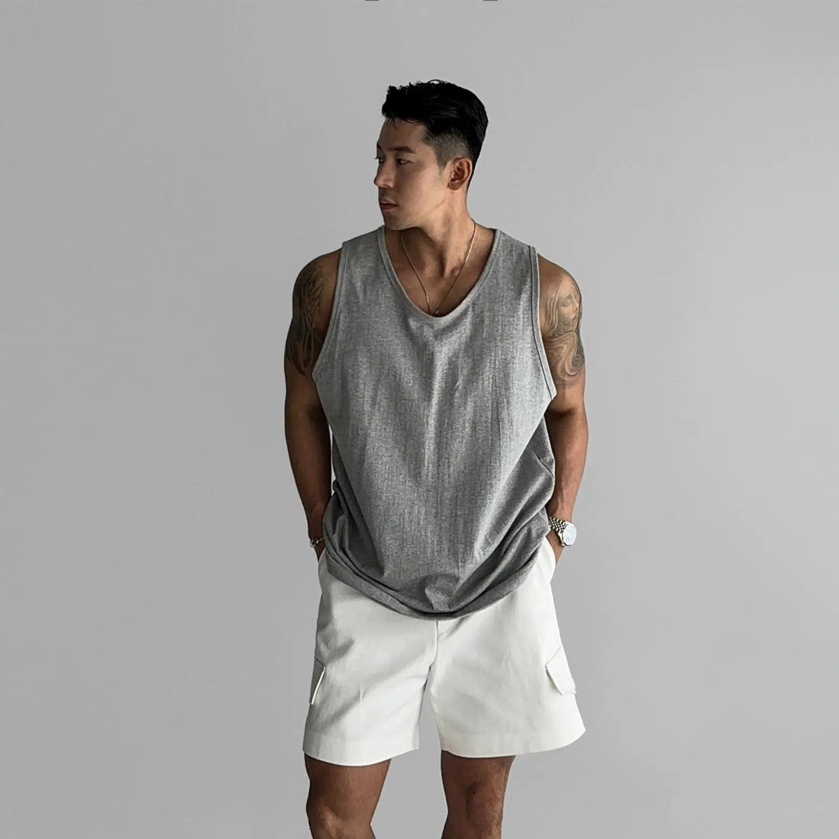 Versatile Solid Color Tank Top