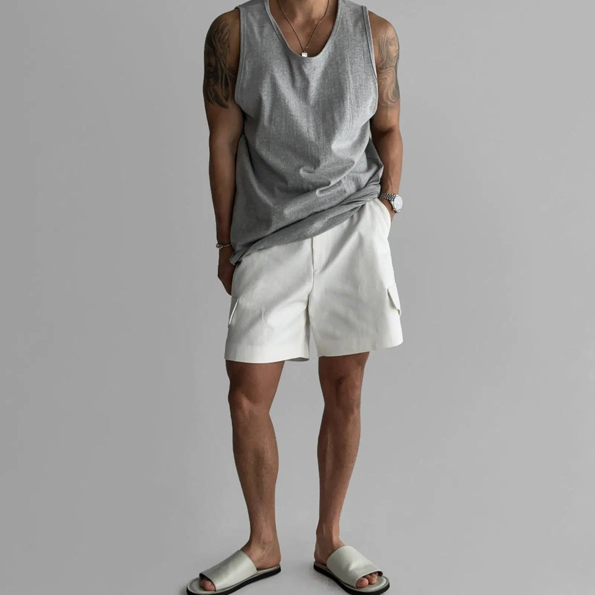 Versatile Solid Color Tank Top