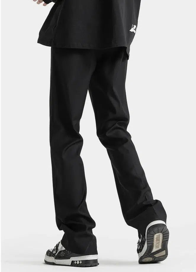Versatile Straight Drape Suit Pants