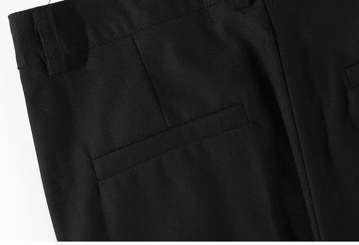 Versatile Straight Drape Suit Pants