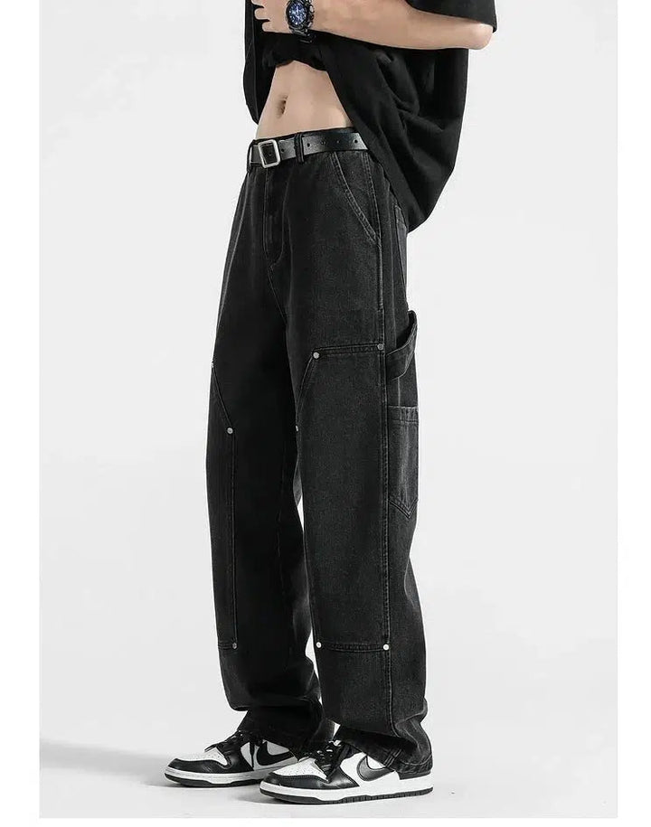 Versatile Straight-leg Jeans