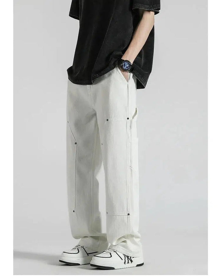 Versatile Straight-leg Jeans