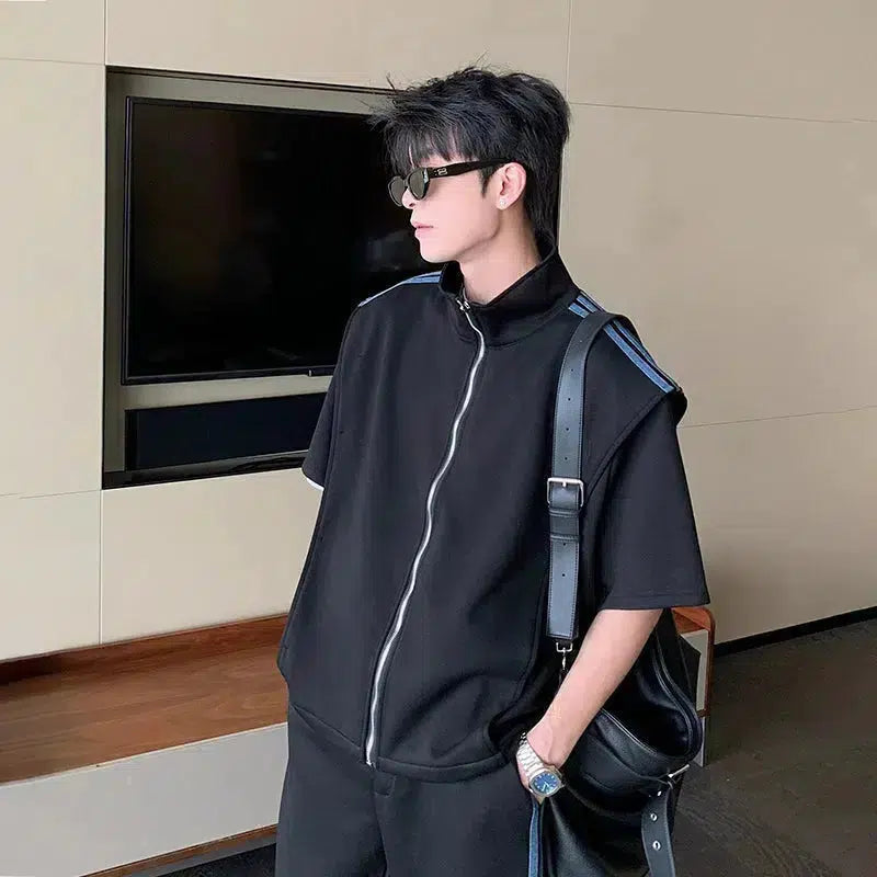 Versatile Striped Athletic Set