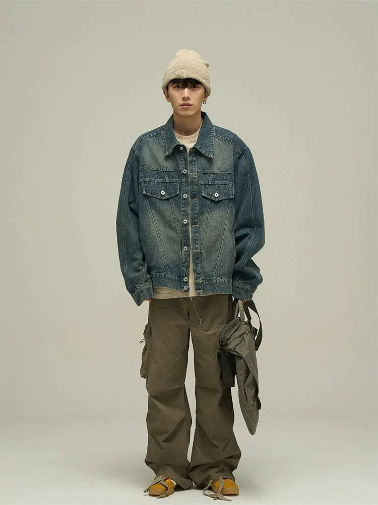 Vintage Basic Denim Jacket