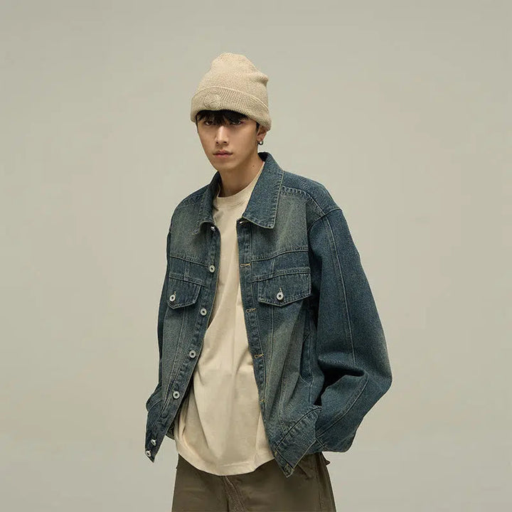 Vintage Basic Denim Jacket